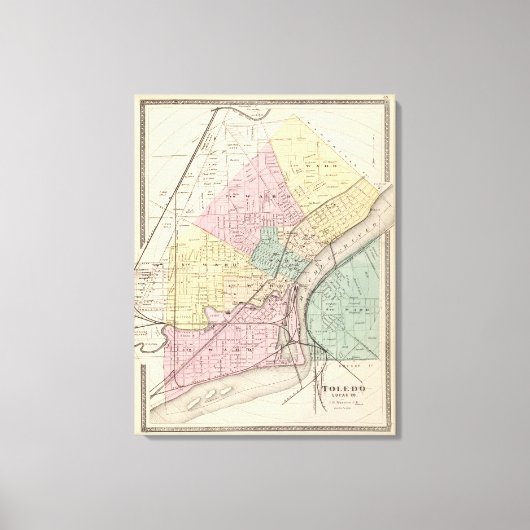 Toledo, Ohio 2 Canvas Afdruk (Voorkant)