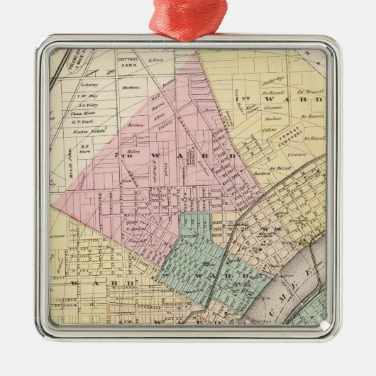 Toledo, Ohio 2 Metalen Ornament (Voorkant)