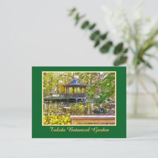 Toledo (Ohio) Botanische Tuin Briefkaart (Staand voorkant)