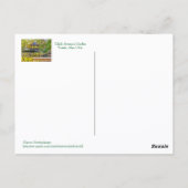 Toledo (Ohio) Botanische Tuin Briefkaart (Achterkant)