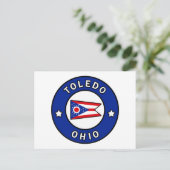 Toledo Ohio Briefkaart (Staand voorkant)
