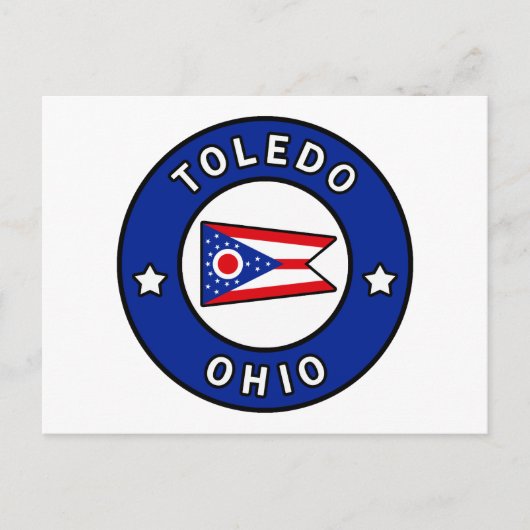 Toledo Ohio Briefkaart (Voorkant)
