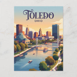 Toledo, Ohio Briefkaart