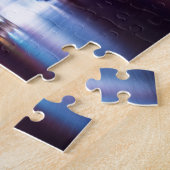 Toledo Ohio City Skyline bij nacht Legpuzzel (Zijkant)