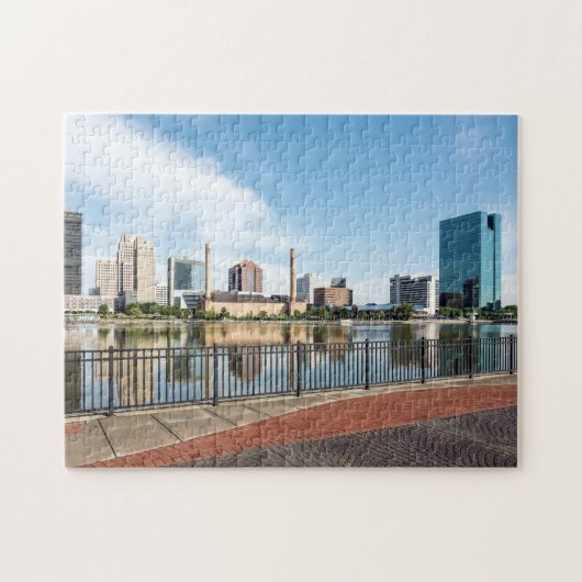 Toledo Ohio City Skyline Legpuzzel (Horizontaal)