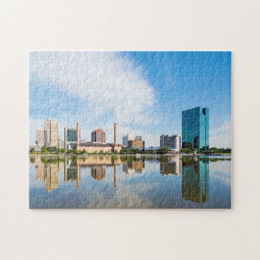 Toledo Ohio City Skyline Legpuzzel (Horizontaal)