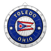 Toledo Ohio Dartbord (Voorkant)