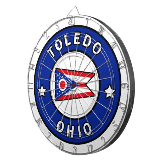 Toledo Ohio Dartbord (Voorkant Rechts)