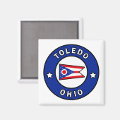 Toledo Ohio Magneet (Voorkant / Achterkant)