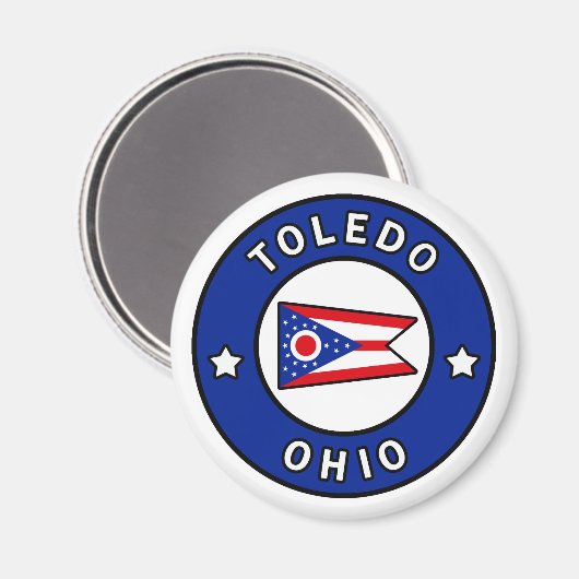 Toledo Ohio Magneet (Voorkant / Achterkant)