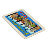 Toledo Ohio OH  groot Briefkaart Magneet (Rechterzijde)