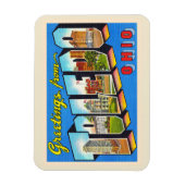 Toledo Ohio OH  groot Briefkaart Magneet (Verticaal)