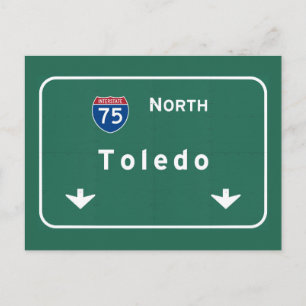 Toledo Ohio oh Interstate Highway Freeway : Briefkaart