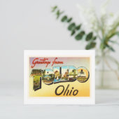 Toledo Ohio OH Old Vintage Travel Souvenir Briefkaart (Staand voorkant)