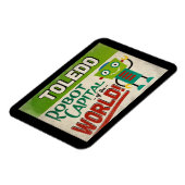 Toledo Ohio Robot - Funny Magneet (Linkerzijde)