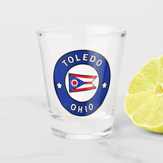 Toledo Ohio Shot Glas (Voorkant)