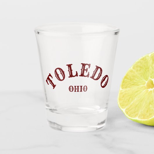 Toledo, Ohio Shot Glas (Voorkant)