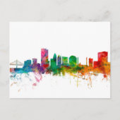 Toledo Ohio Skyline Briefkaart (Voorkant)
