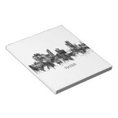 Toledo Ohio Skyline BW Notitieblok (Schuin)
