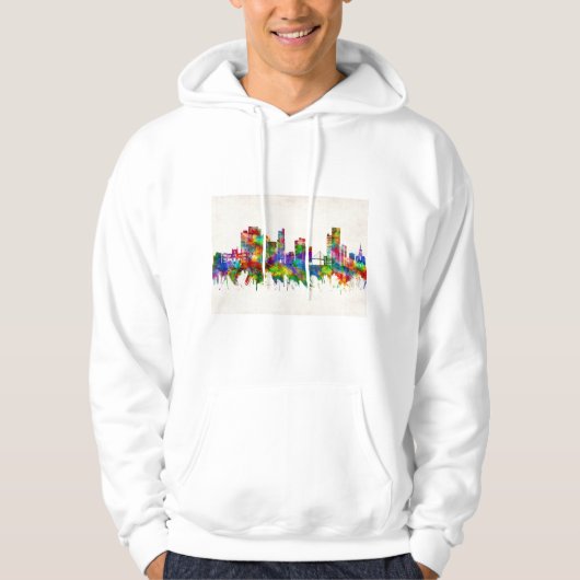 Toledo Ohio Skyline Hoodie (Voorkant)