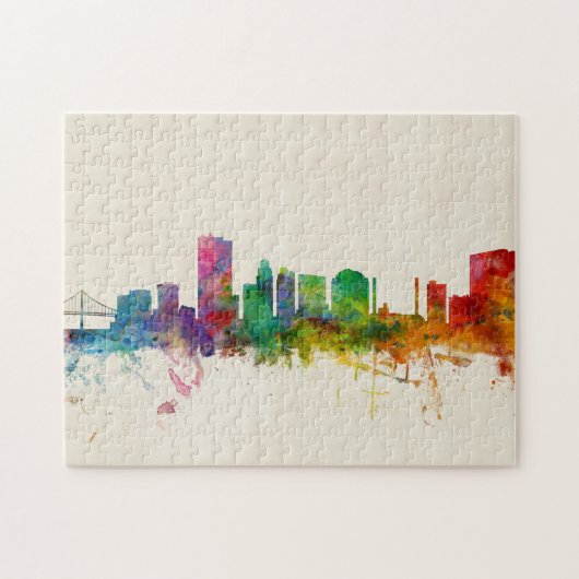 Toledo Ohio Skyline Legpuzzel (Horizontaal)