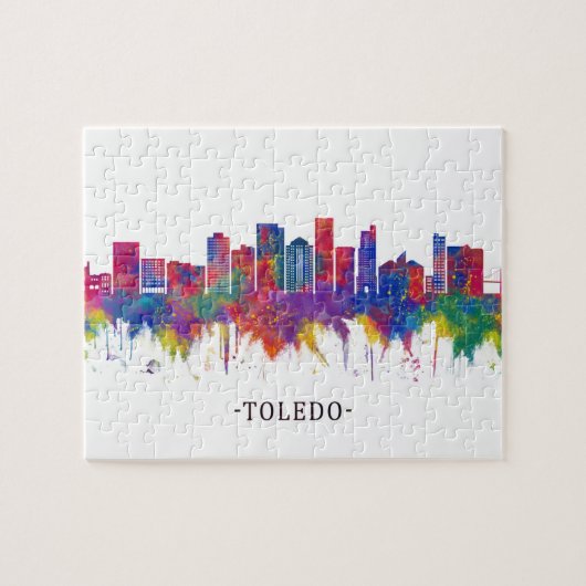 Toledo Ohio Skyline Legpuzzel (Horizontaal)