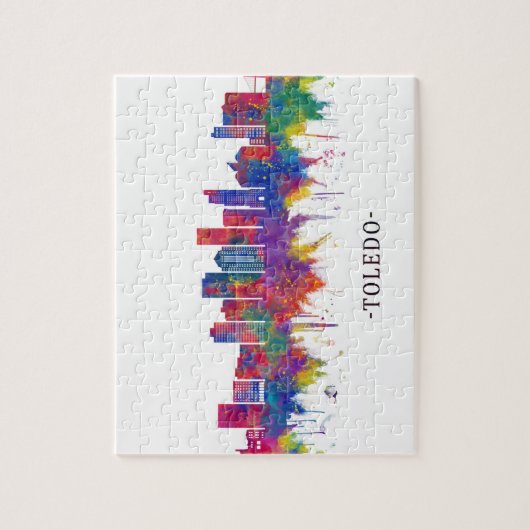 Toledo Ohio Skyline Legpuzzel (Verticaal)