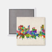 Toledo Ohio Skyline Magneet (Voorkant / Achterkant)