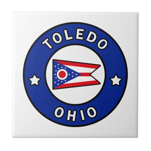 Toledo Ohio Tegeltje (Voorkant)
