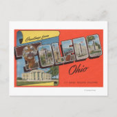 Toledo, Ohio - US Naval Reserve Building Briefkaart (Voorkant)