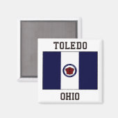 Toledo, Ohio USA Magneet (Voorkant / Achterkant)