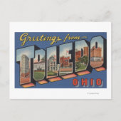 Toledo, OhioLarge Letter ScenesToledo, OH Briefkaart (Voorkant)
