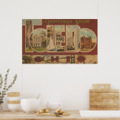 Toledo, OhioLarge Letter ScenesToledo, OH Poster (Keuken)