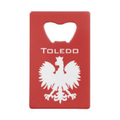 Toledo Poland Eagle Bottle Opener Creditkaart Flessenopener (Achterkant)