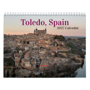 Toledo, Spanje 2027 Agenda Kalender