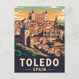  Toledo Spanje Alcazar Reizen Briefkaart
