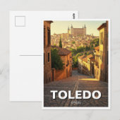 Toledo Spanje Alcazar Reizen Briefkaart (Voorkant / Achterkant)
