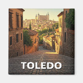 Toledo Spanje Alcazar Reizen Magneet (Voorkant)