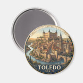 Toledo Spanje Magneet (Voorkant / Achterkant)