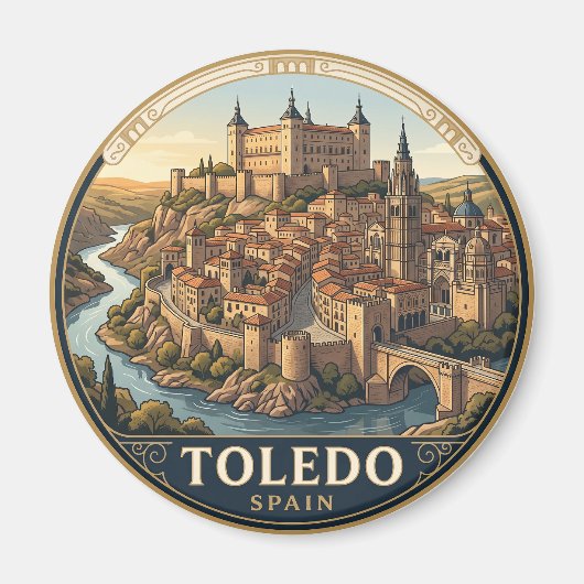 Toledo Spanje Magneet (Voorkant)