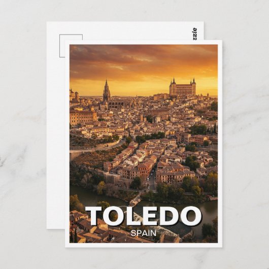 Toledo Spanje Reizen Briefkaart (Voorkant / Achterkant)