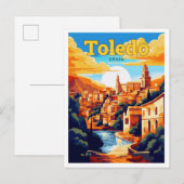 Toledo Spanje Reizen  Illustratie Briefkaart (Voorkant / Achterkant)