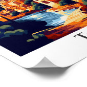 Toledo Spanje Reizen Illustratie Poster (Hoek)