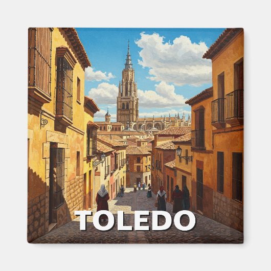 Toledo Spanje Reizen Magneet (Voorkant)