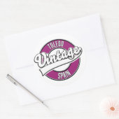 Toledo spanje retro stijl logo ronde sticker (Envelop)