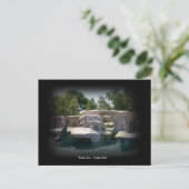 Toledo Zoo Polar Bear Statue Postcard Briefkaart (Staand voorkant)