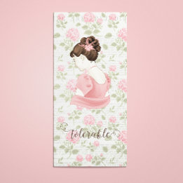 Tolerable - Jane Austen Bloemen  Bladwijzer Feestdagenkaart
