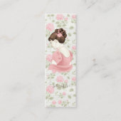 Tolerable - Jane Austen Bloemen Bladwijzer Mini Visitekaartje (Voorkant)