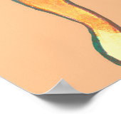 Tolerant Apathetic Orange Cat Poster (Hoek)