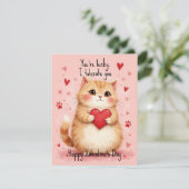 💘🐈Tolerant de uwe Feestdagenkaart (Staand voorkant)